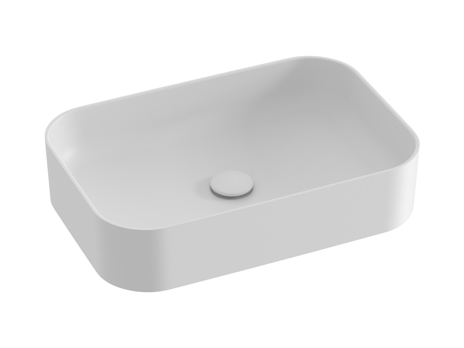 Ravak Ceramic lavoar 55x37 cm dreptunghiular de blat alb XJX0E155004