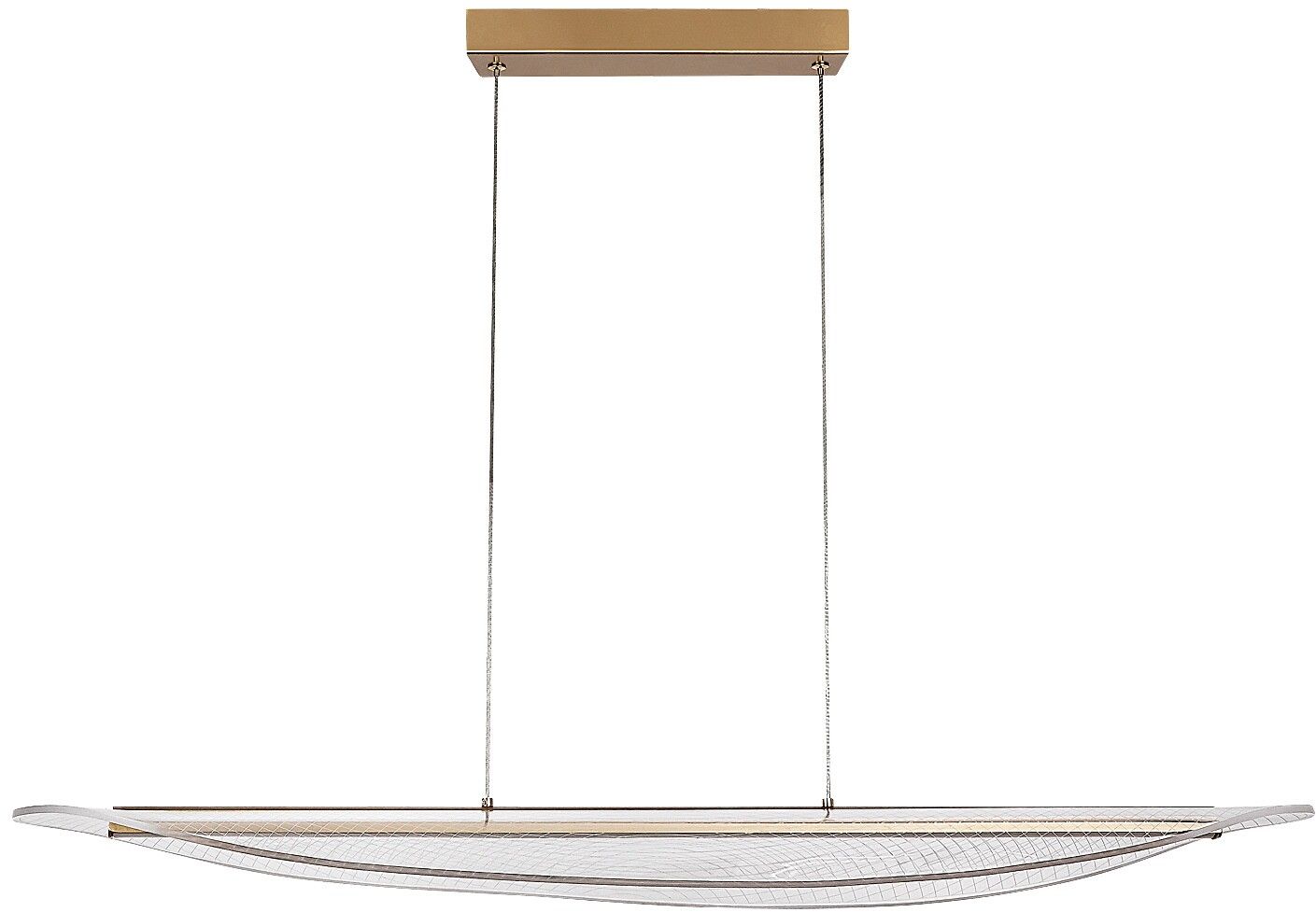 Rabalux Zofrael lampă suspendată 1x32 W auriu 72413