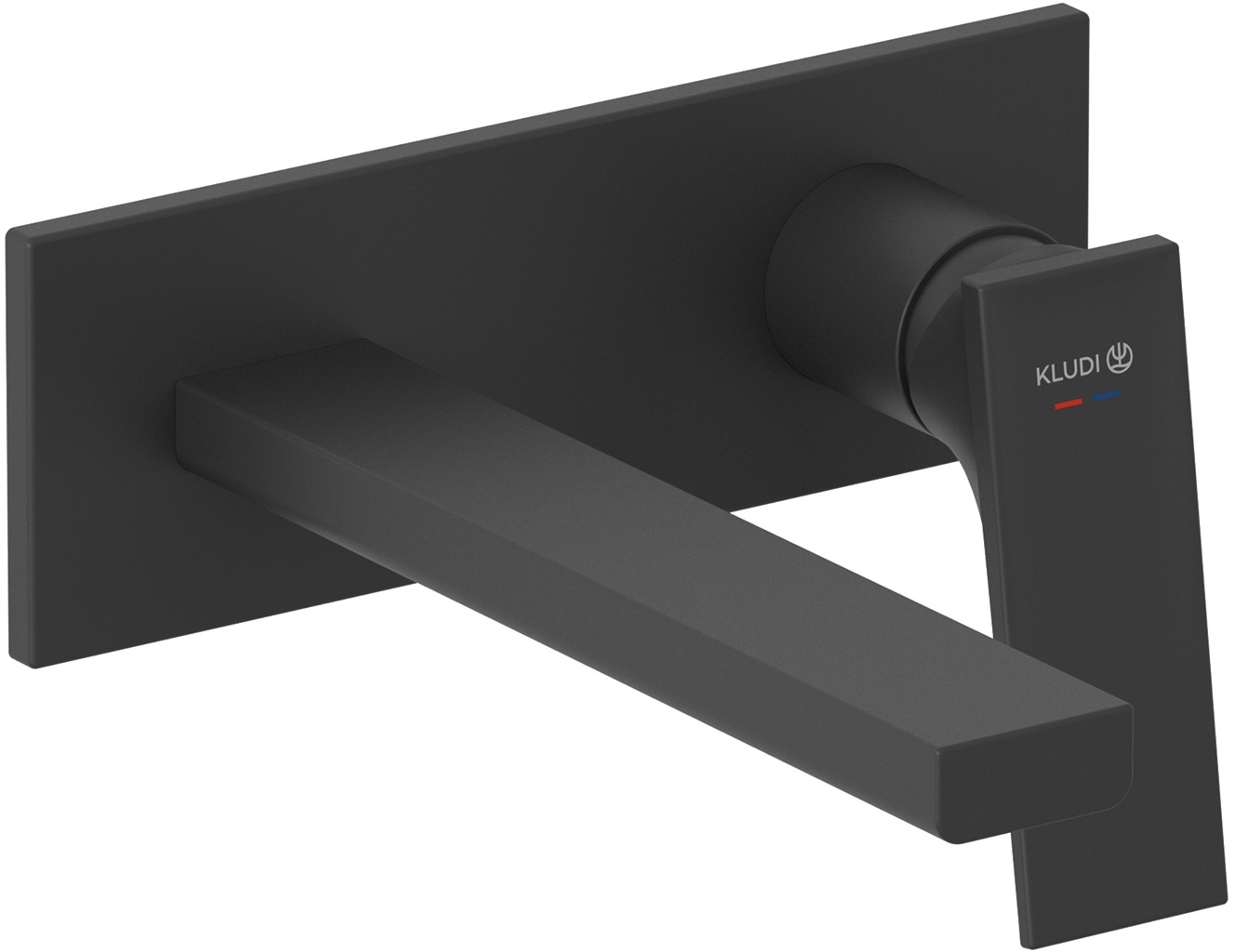 Kludi Decus baterie lavoar ascuns negru 542443975