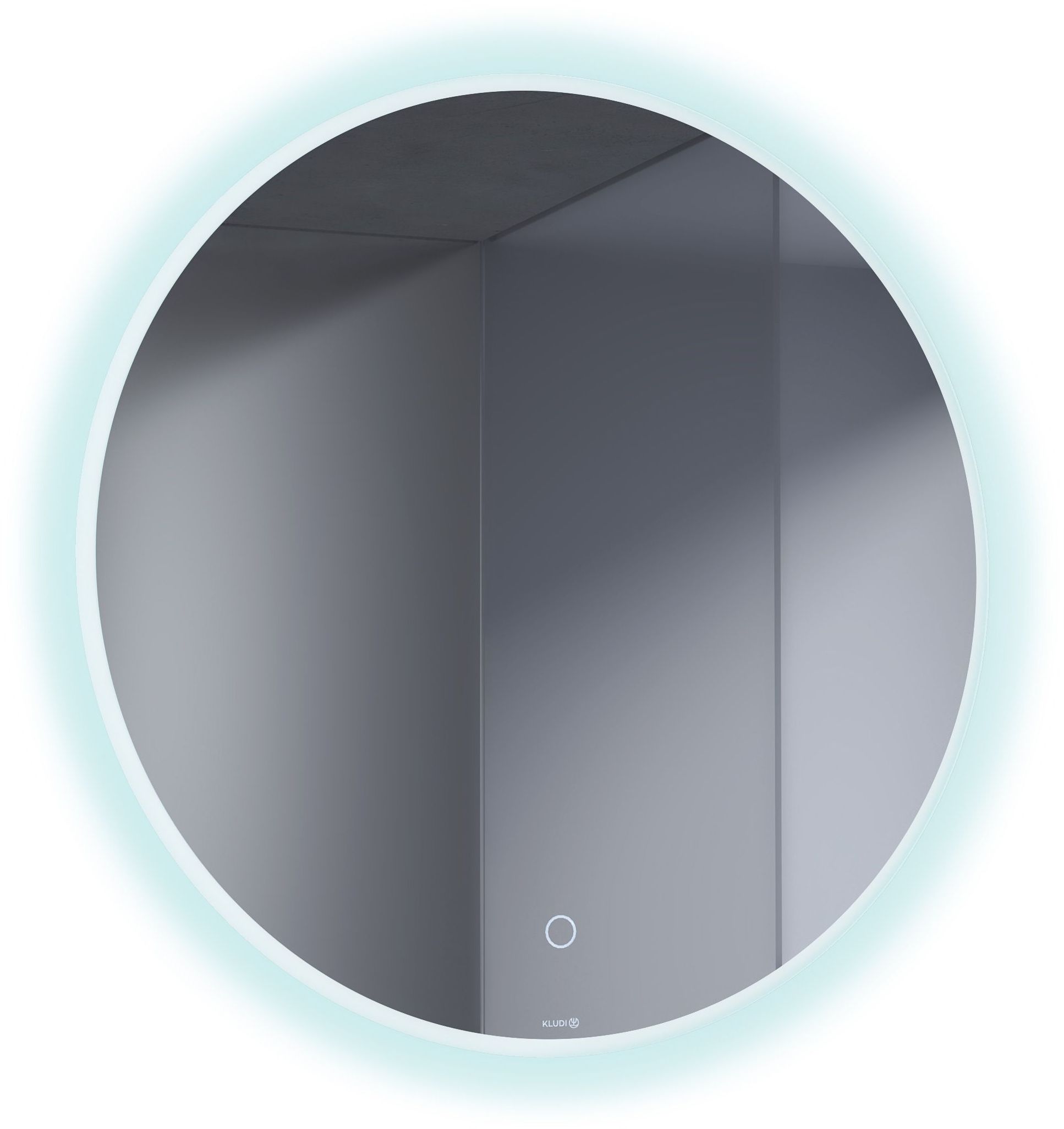 Kludi Luma oglindă 60x60 cm rotund cu iluminare 17SP0100