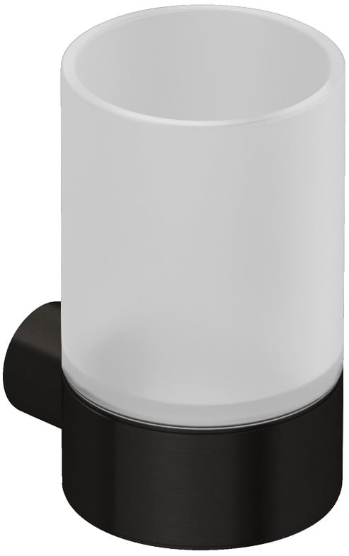 Kludi Vela R pahar pentru periuta de dinti negru 58975N2