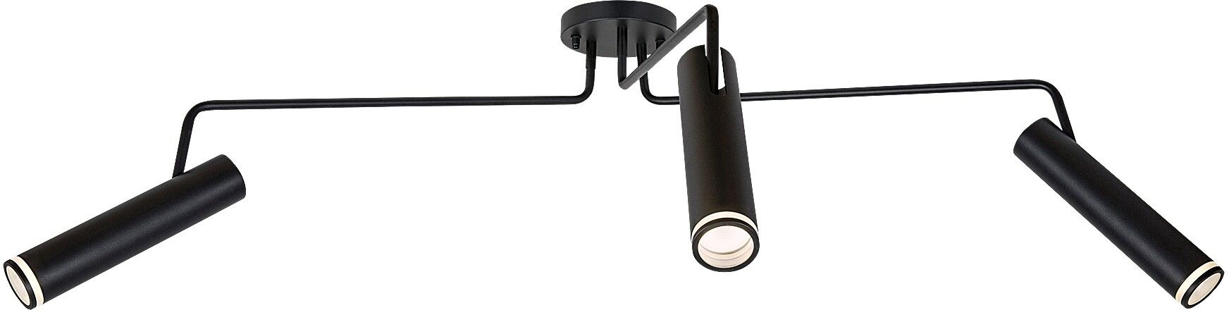 Rabalux Senobia lampă de tavan 3x35 W negru 73039