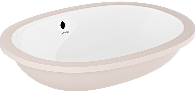 Kludi Resa lavoar 50x36 cm ovale sub blat alb 59W0343