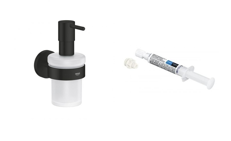 Set dozator săpun Grohe Start 411952430, adeziv Grohe QuickGlue 41127000