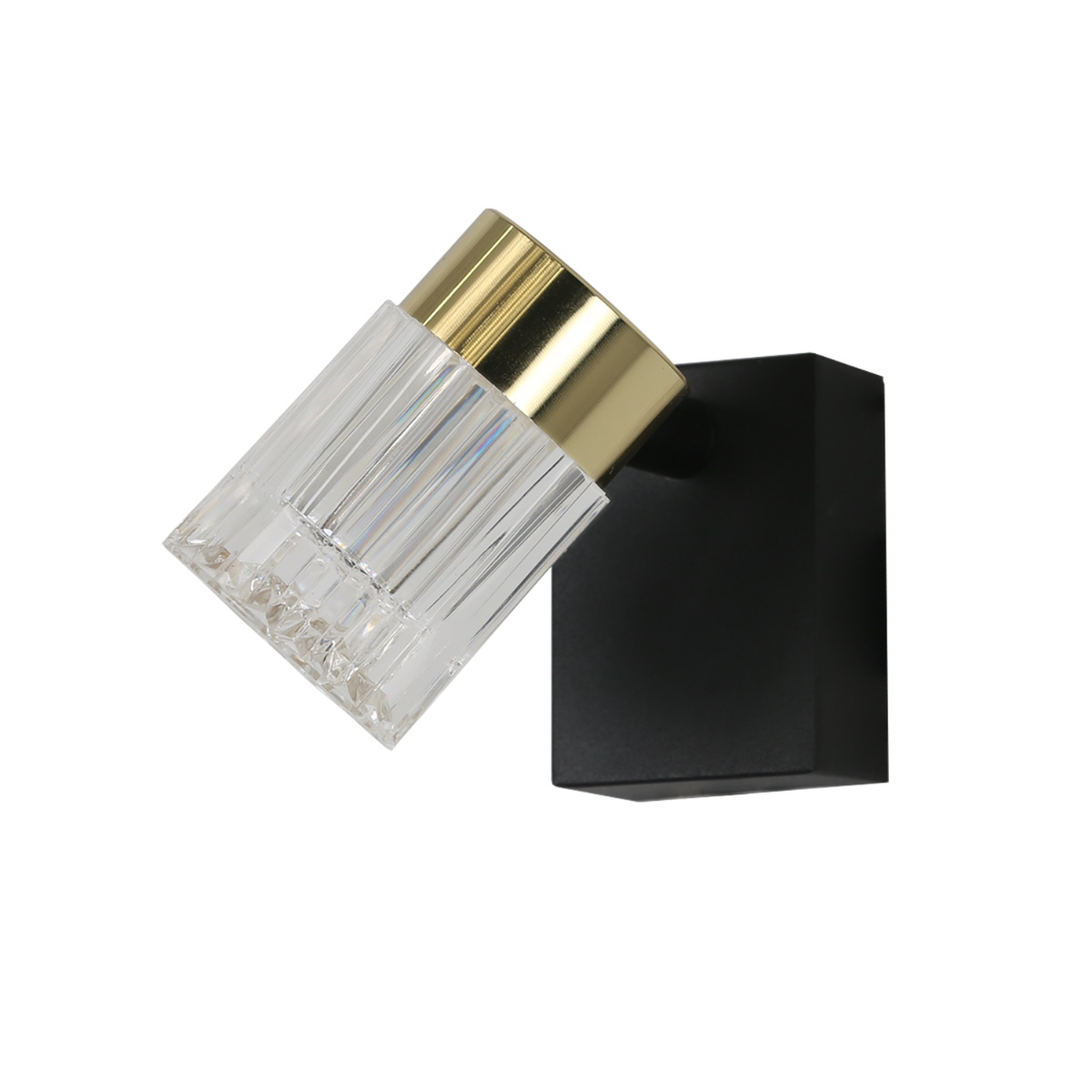 Light Prestige Erovia lampă de tavan 1x6 W negru-auriu LP-5923/1WS GD