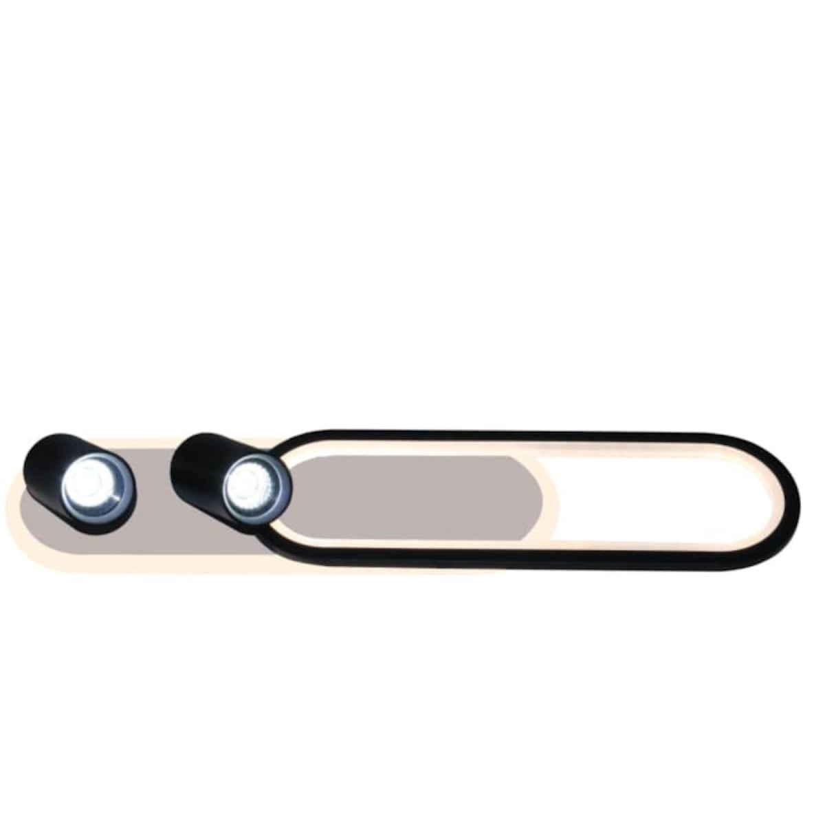 Light Prestige Parma lampă de tavan 2x8 W negru LP-0612/2CLBK