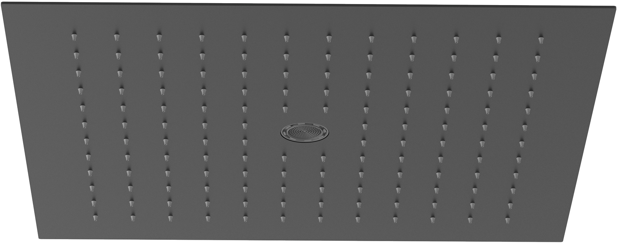 Kludi Asana cap de duș 44x44 cm pătrat negru 6942039-00