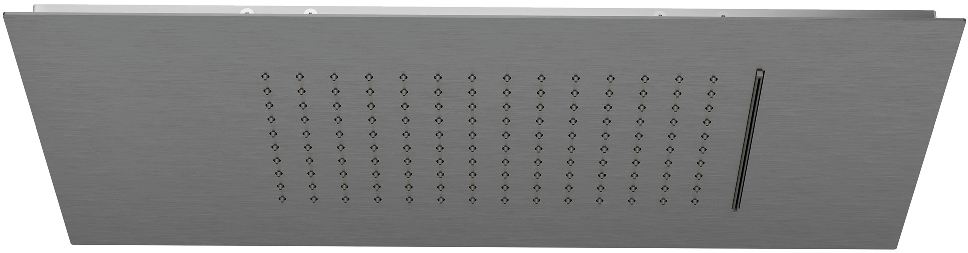Kludi Asana cap de duș 60x30 cm dreptunghiular negru 69450N2-00