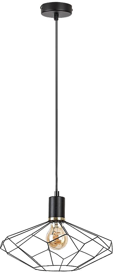 Rabalux Fran lampă suspendată 1x40 W negru 72241