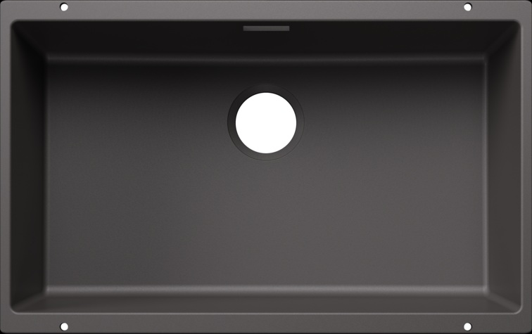 Blanco Subline 700-U chiuvetă din granit 70x40 cm gri/grafit/onix 527806
