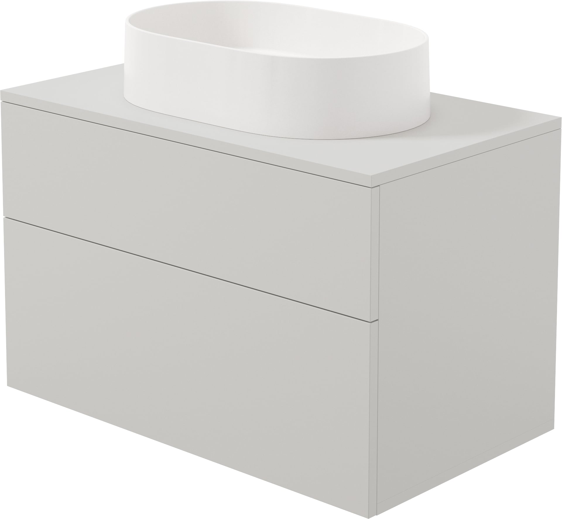 Deante Prizma lavoar cu dulap și blat 80 cm fără SDKB8SAU6S