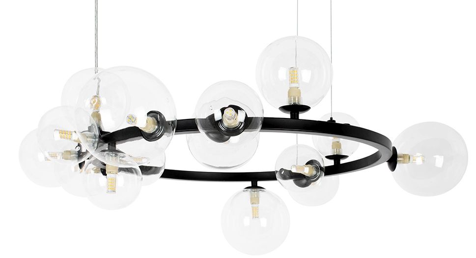 Moosee Alure lampă suspendată x5 W alb-negru MSE010100283