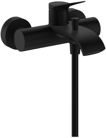 Hansgrohe Vivenis baterie cadă-duș perete negru 75423670