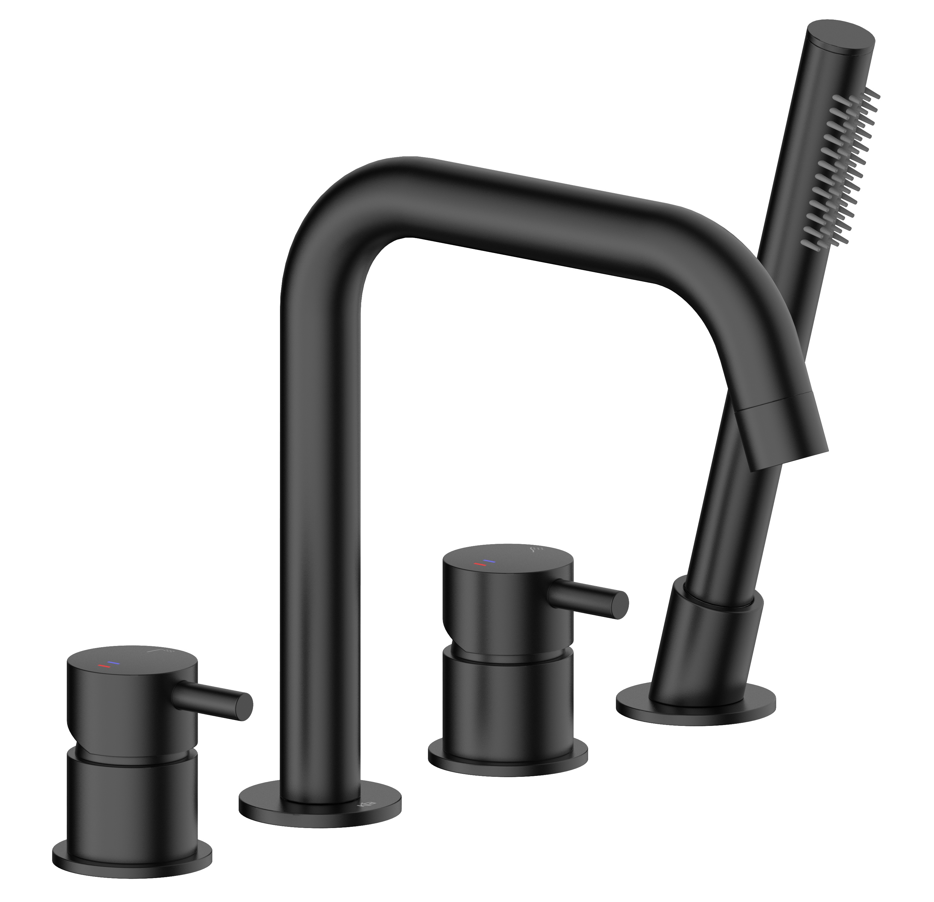 KFA Armatura Moza Black baterie cadă-duș cadă negru 5035-210-81