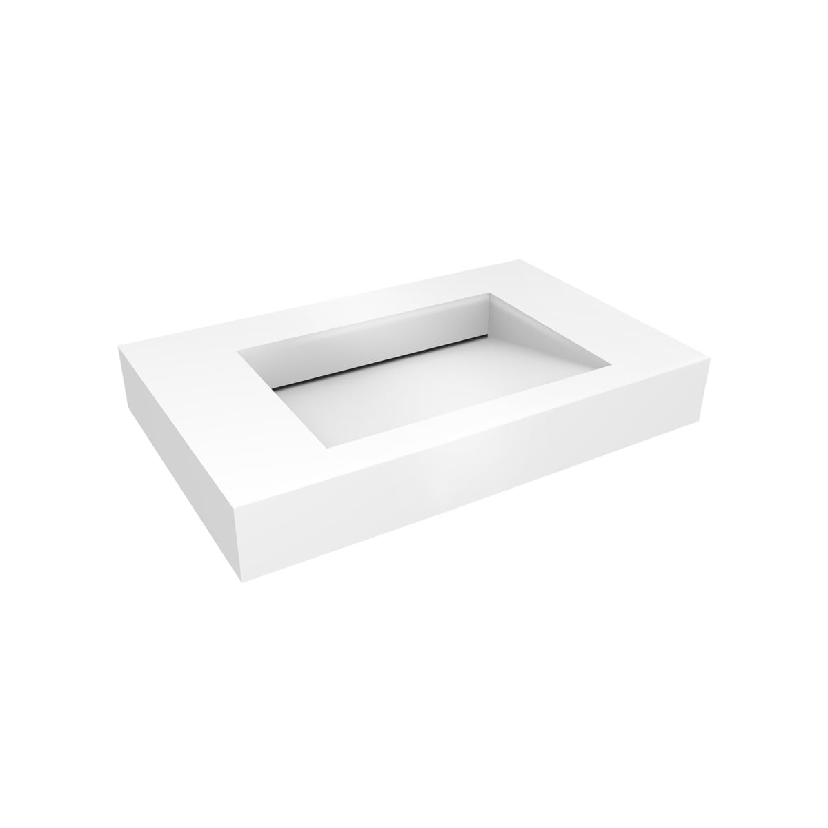 Oltens Stila lavoar 90x45 cm dreptunghiular clasică alb luciu 40002000