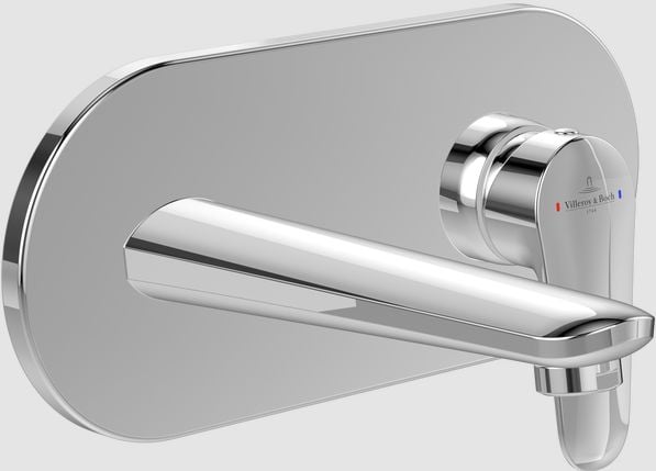 Villeroy & Boch O.Novo baterie lavoar perete crom TVW10511211061