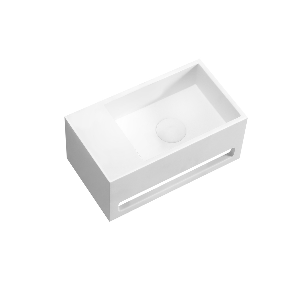 Oltens Fri lavoar 35.5x20 cm dreptunghiular clasică alb 40006000