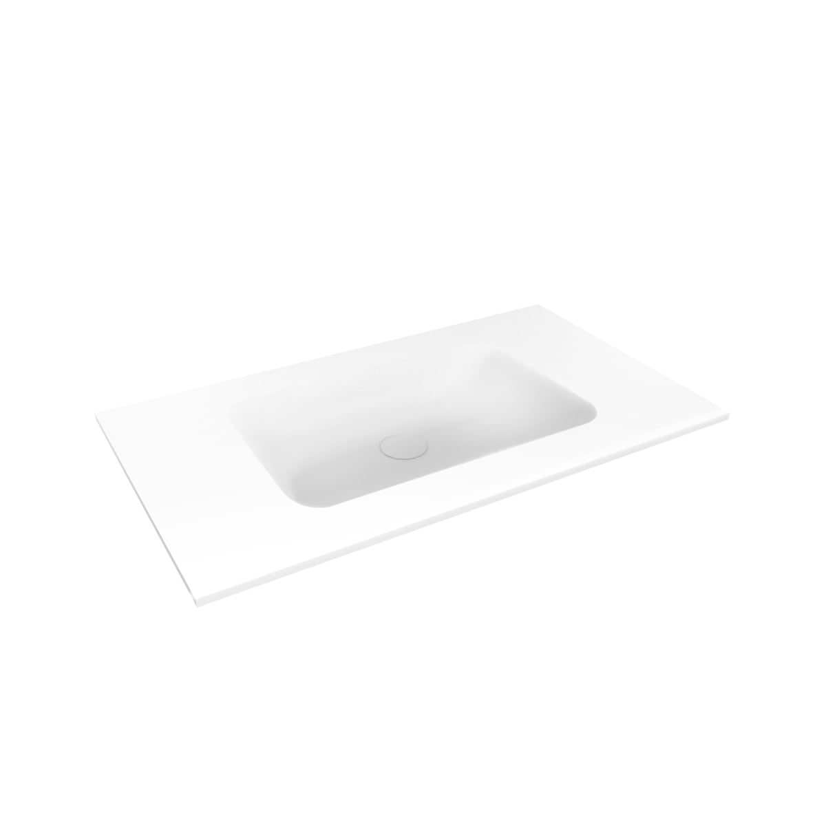 Oltens Kalla lavoar 80.2x46 cm dreptunghiular mobilier alb mat 40210900