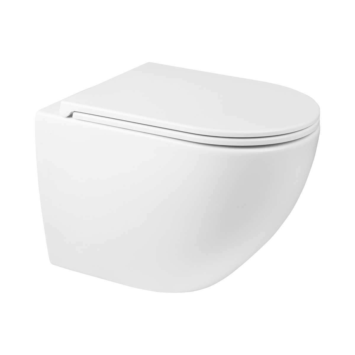 Oltens Hamnes vas wc agăţat fără margine cu spălare turbionară alb lucios 42052000