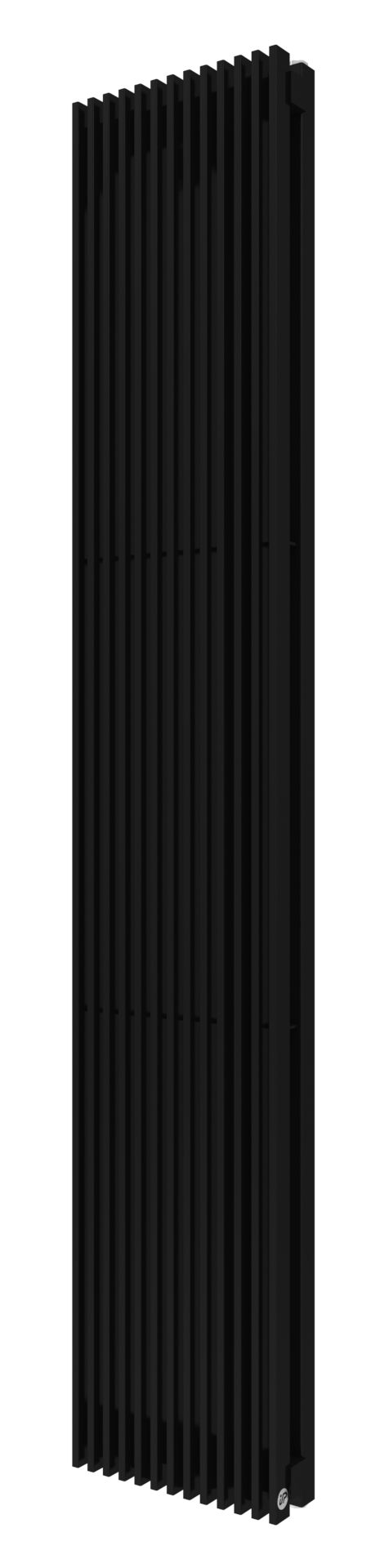 Instal Projekt Afro New 2 calorifer de cameră 180x40 cm podłączenie inferior negru AFRN2-180/18C31
