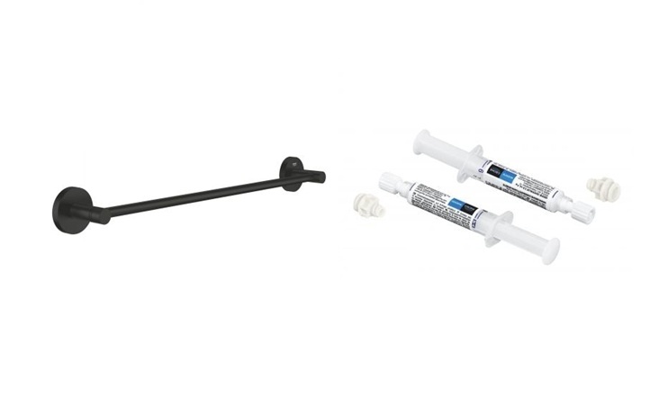 Set bară prosop Grohe Start 411972430, adeziv Grohe 41128000