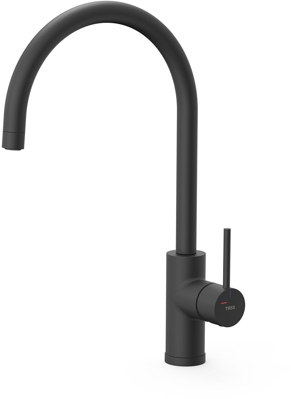 Tres Selection baterie bucătărie pe picior negru 23044005NM