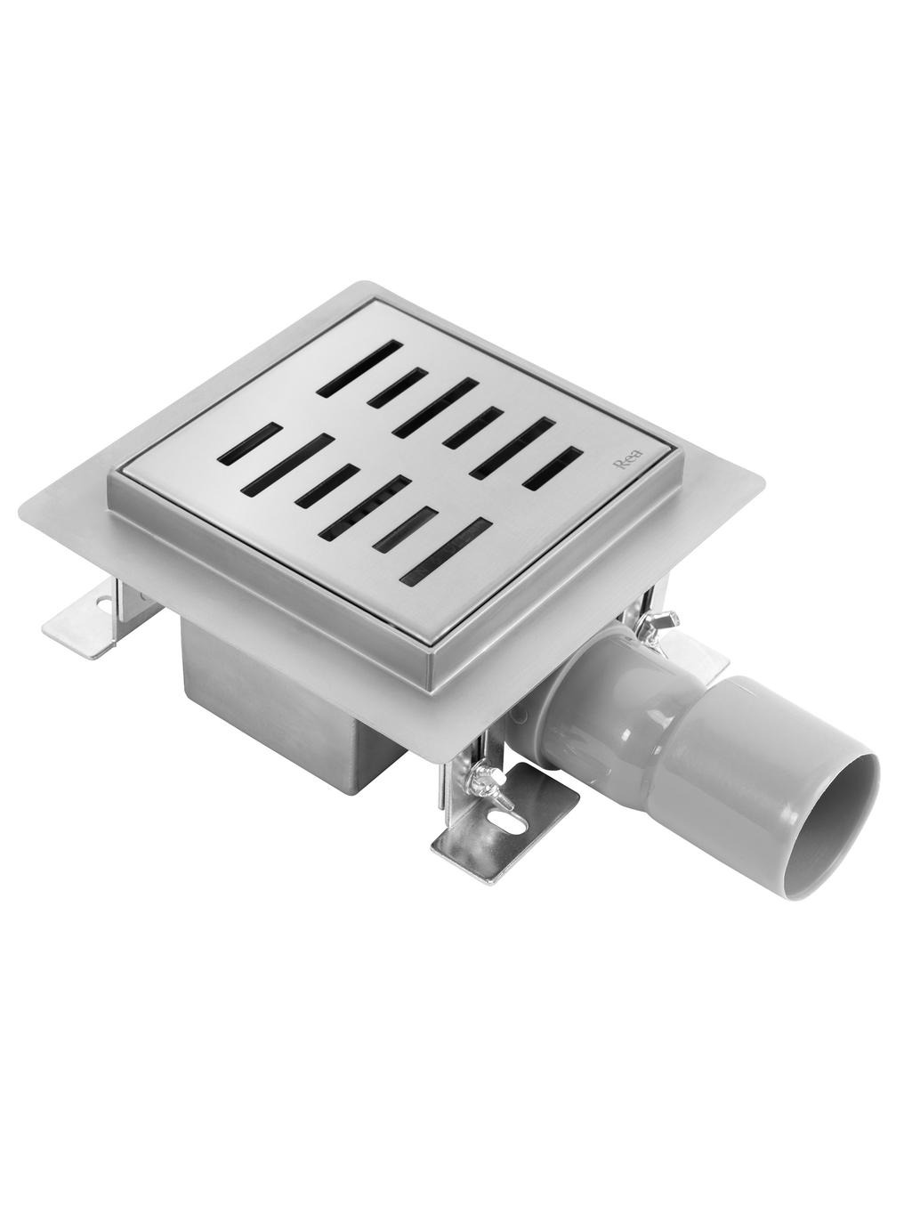 Rea Line scurgere punctuală 15 cm oţel REA-G6205