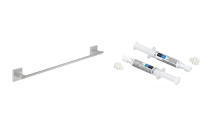 Set bară Grohe Start Cube 41089DC0, adeziv Grohe 41128000