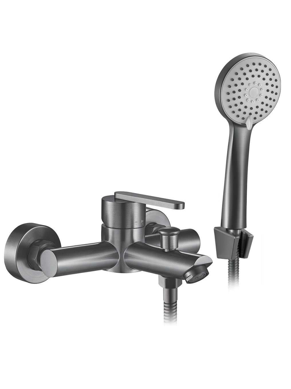 Rea Ontario baterie cadă-duș perete grafit REA-B5515