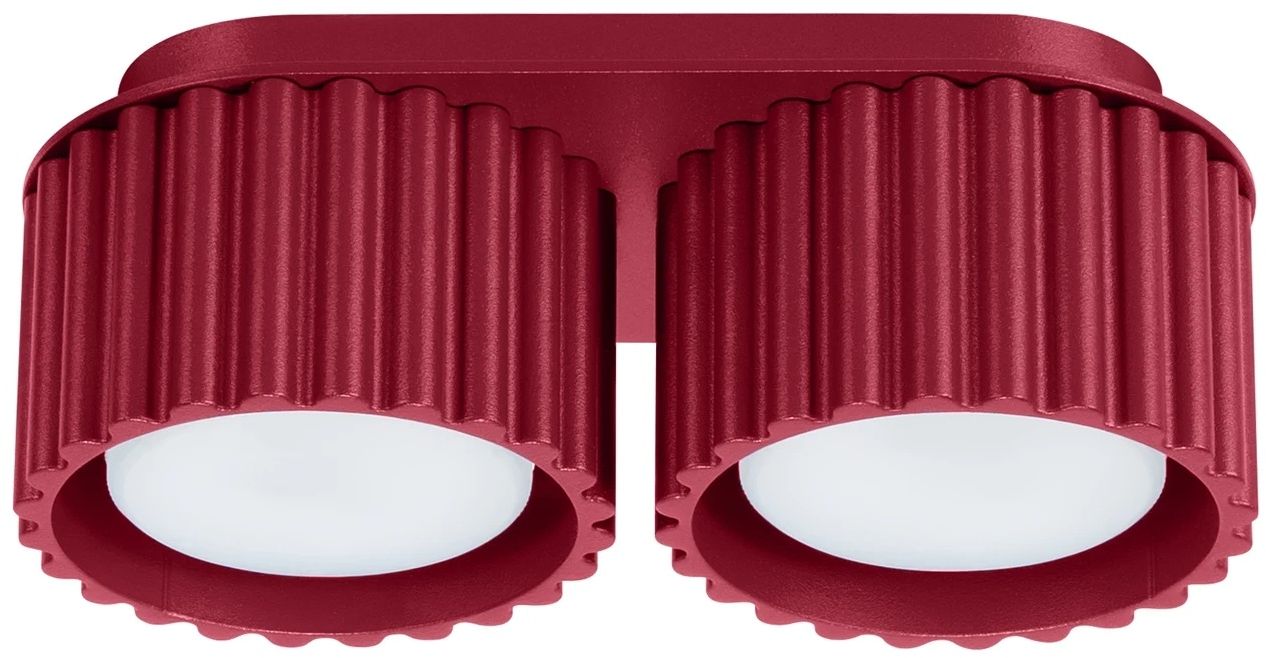 Sollux Lighting Aura lampă de tavan 2x10 W burgundia SL.1823