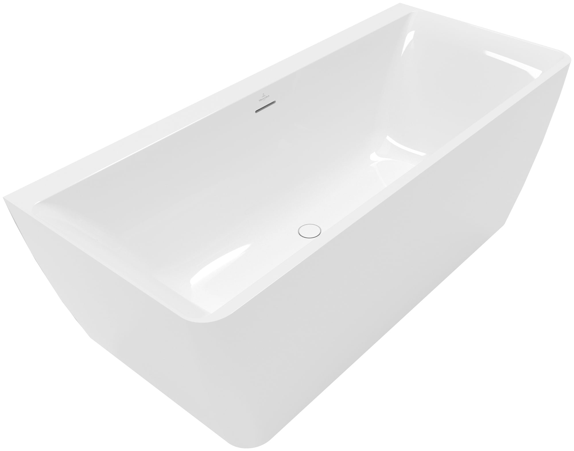 Villeroy & Boch Subway 3.0 cadă de perete 180x80 cm dreptunghiulară alb UBQ180SBW9CS00TV01