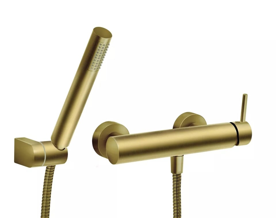 Ferro Ciriculus baterie de duș perete auriu BCK77BG