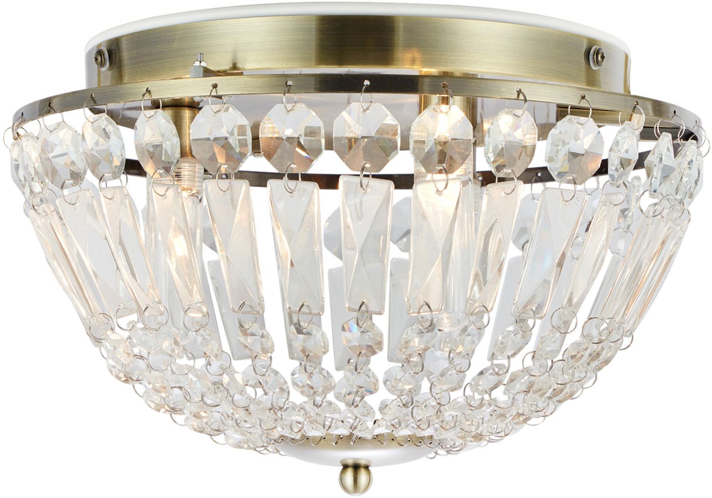 Markslöjd Estelle lampă de tavan 3x20 W alamă-transparent 109031