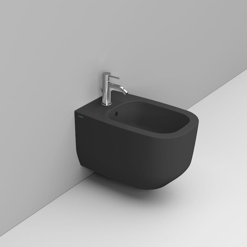 Ceramica Dolomite Alba bideu agăţat negru D502681
