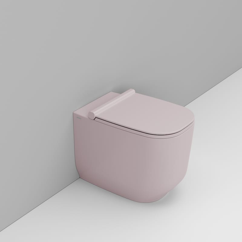 Ceramica Dolomite Alba vas wc stativă fără margine roz D503165