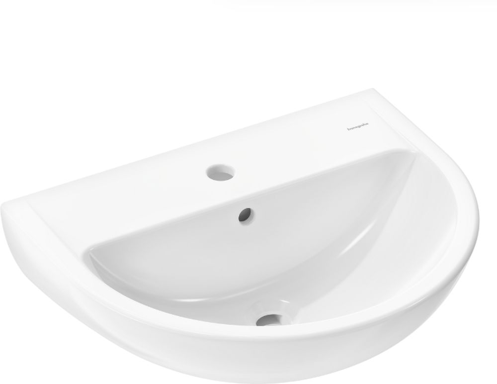 Hansgrohe GladeLake S lavoar 55x45 cm semicircular clasică alb 60101450
