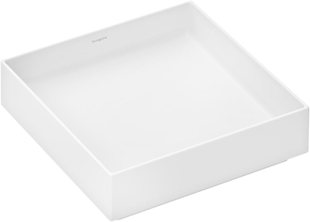 Hansgrohe Xuniva Evo E lavoar 40x40 cm pătrat de blat alb mat 60324700