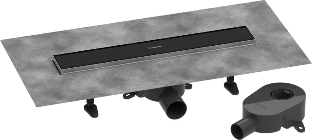 Hansgrohe RainDrain Go rigolă liniară 50 cm negru 56270670