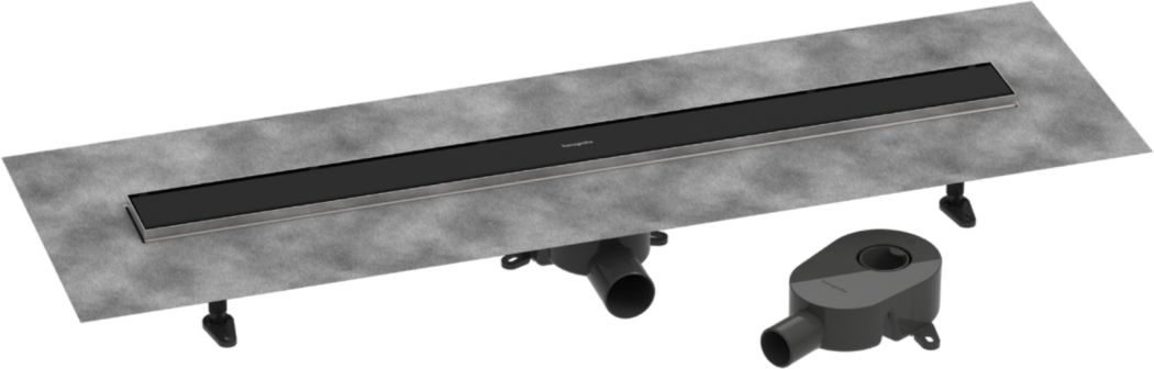 Hansgrohe RainDrain Go rigolă liniară 90 cm negru 56274670