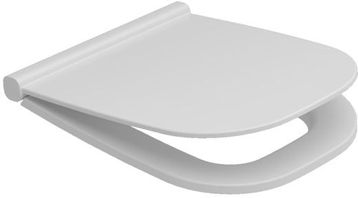 Ceramica Dolomite Alba capac wc SoftClose negru S503381
