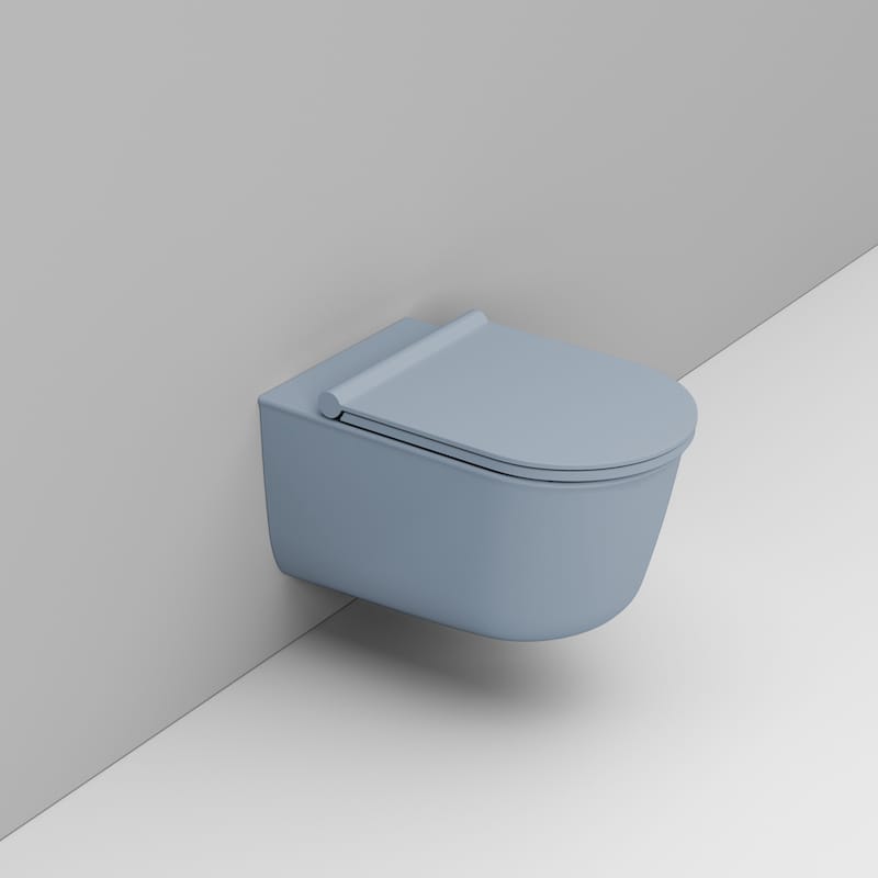 Ceramica Dolomite Mayka vas wc agăţat fără margine albastru D482571