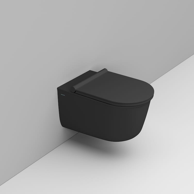 Ceramica Dolomite Mayka vas wc agăţat fără margine negru D482581