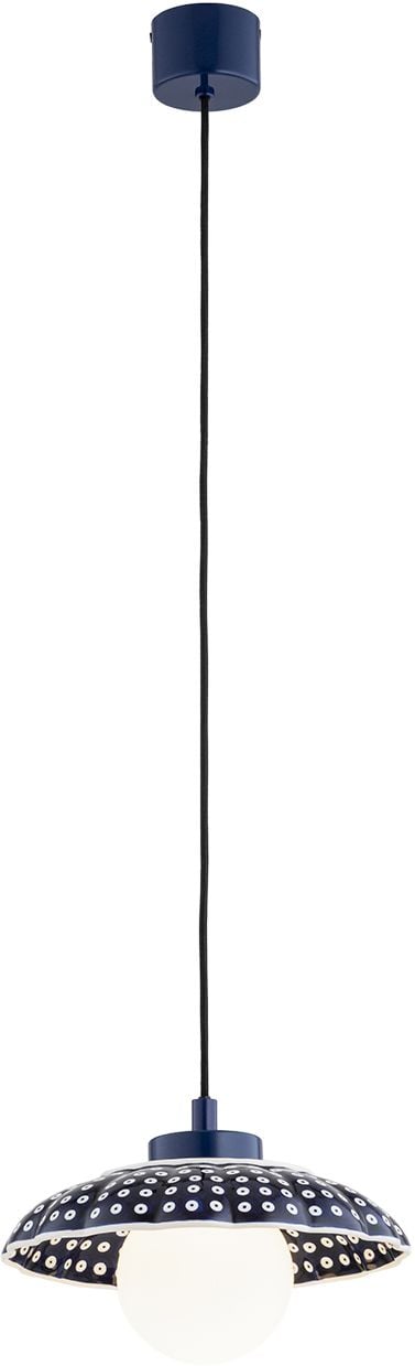 Argon Boll lampă suspendată 1x6 W opal-bleumarin 8948