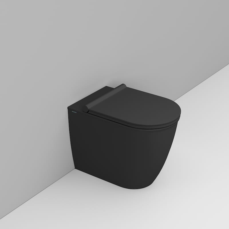 Ceramica Dolomite Mayka vas wc stativă fără margine negru mat D483181
