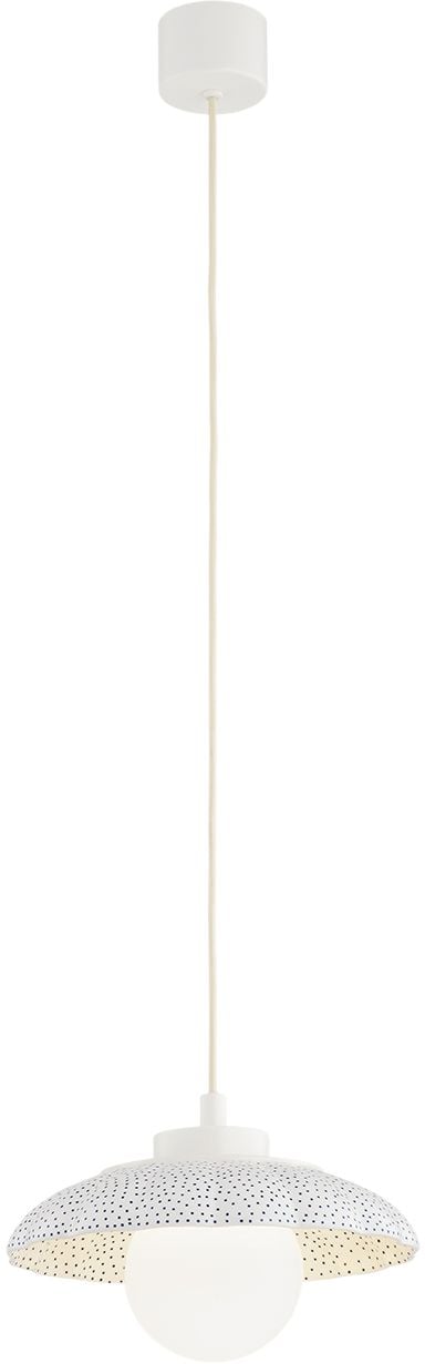 Argon Boll lampă suspendată 1x6 W alb-opal-bleumarin 8947