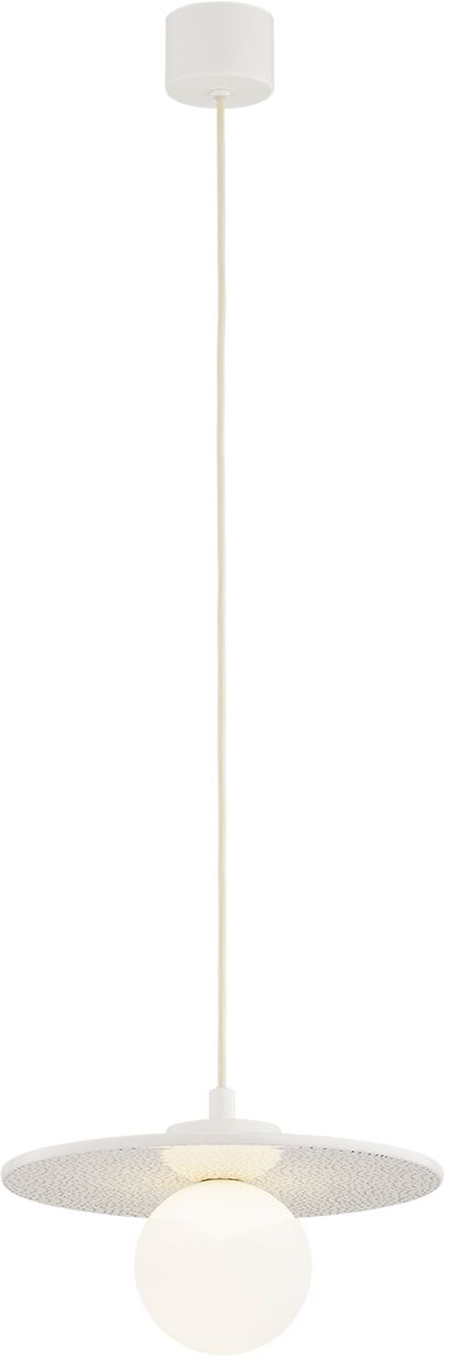 Argon Boll lampă suspendată 1x6 W alb-opal-bleumarin 8949