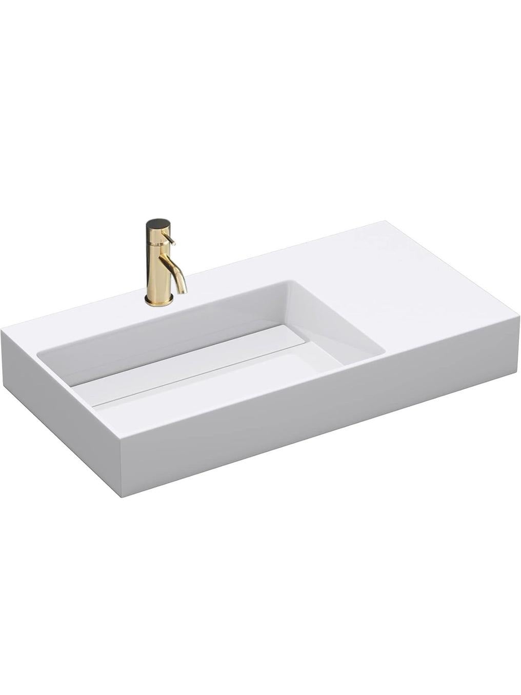 Rea Archi lavoar 89x48 cm dreptunghiular clasică-de blat alb REA-U4301