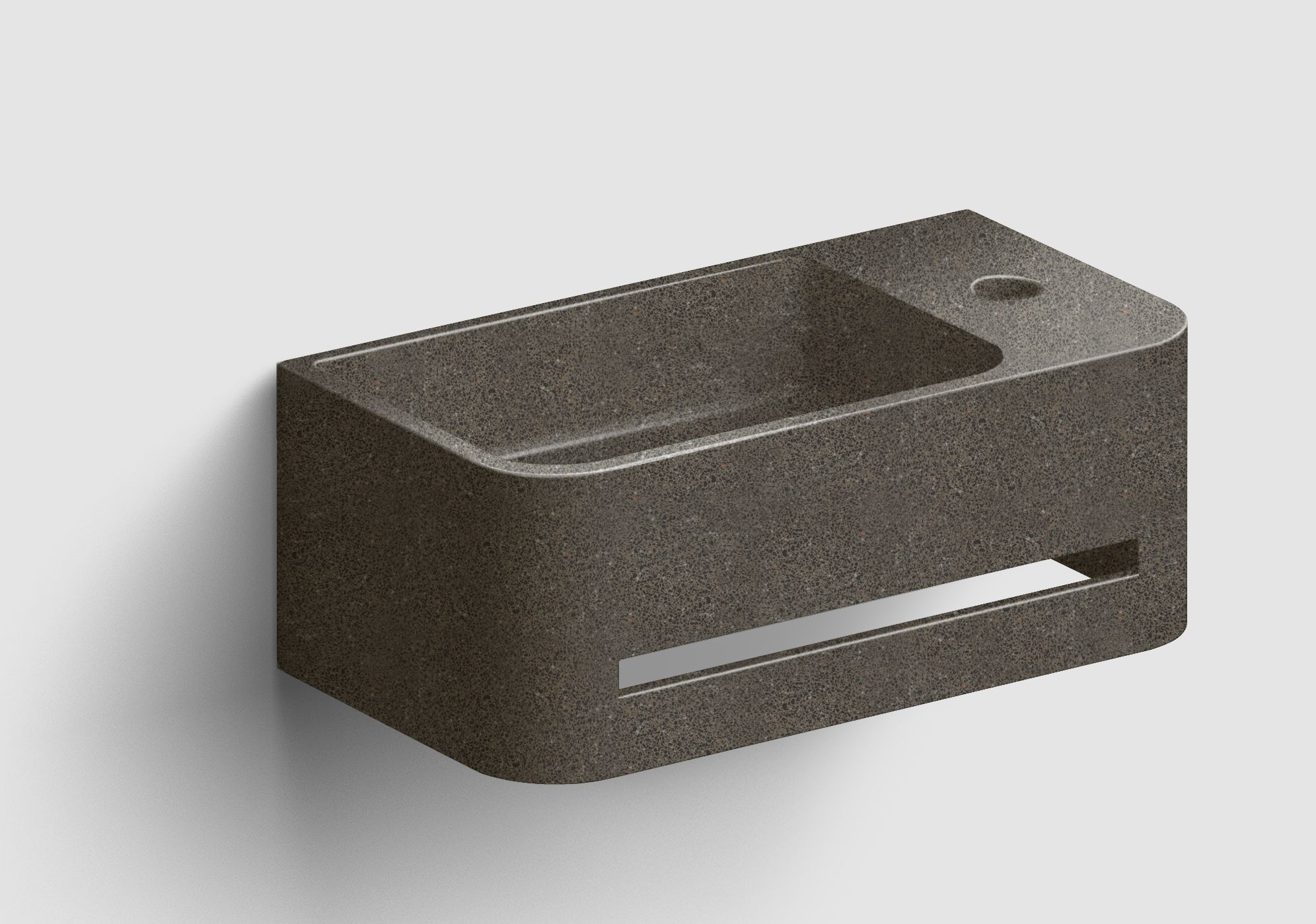 Clou InBe lavoar 43x23 cm dreptunghiular clasică negru IB/03.72030.02.01.R       