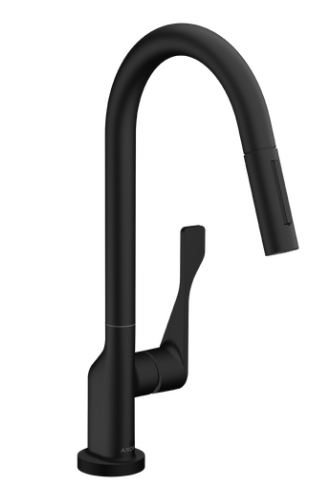 Axor Citterio baterie bucătărie pe picior negru 39835670