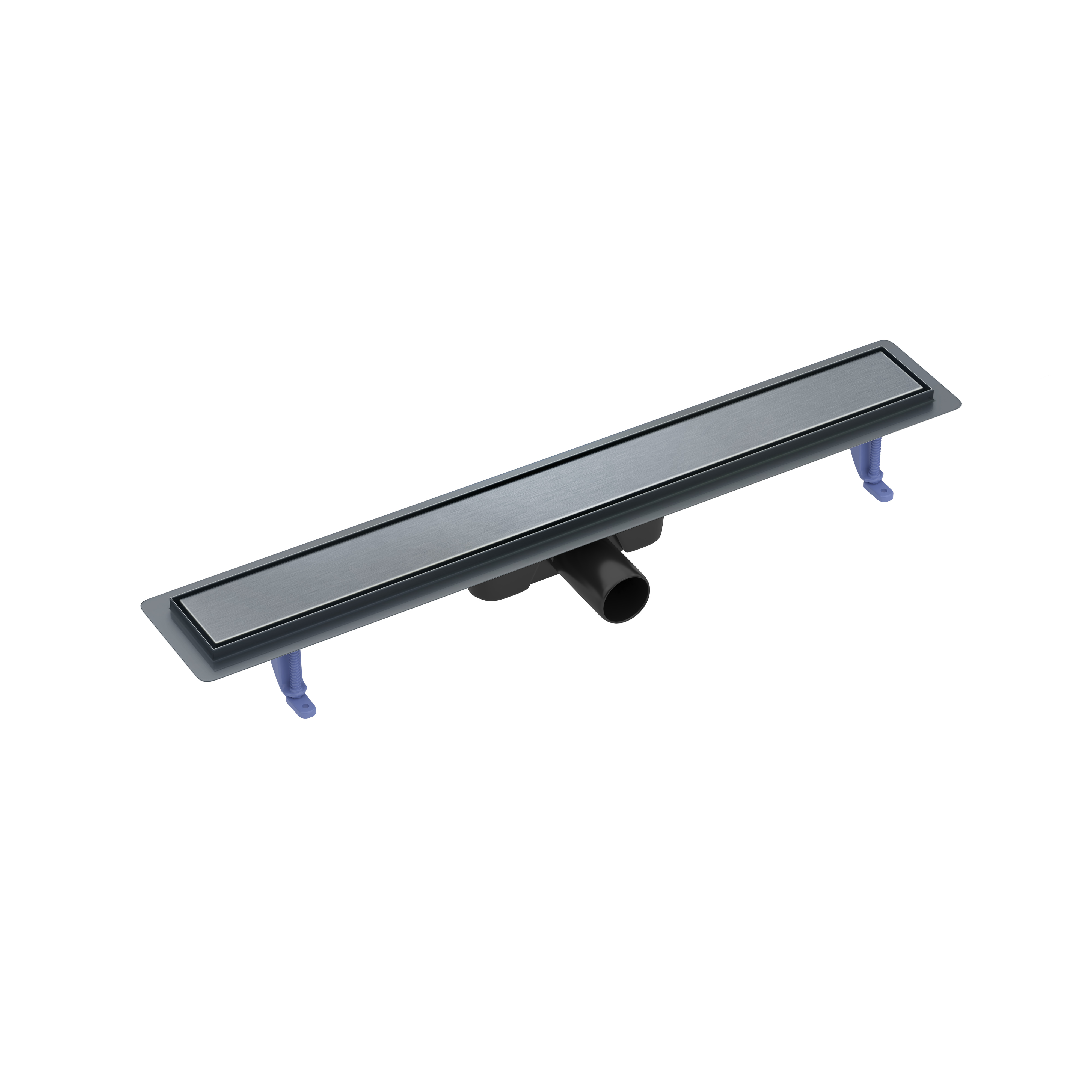 Cersanit Tako rigolă duș 70 cm negru-grafit S204-063